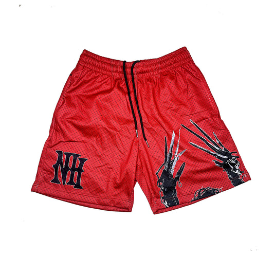 "Scissor Hands" Mesh Shorts